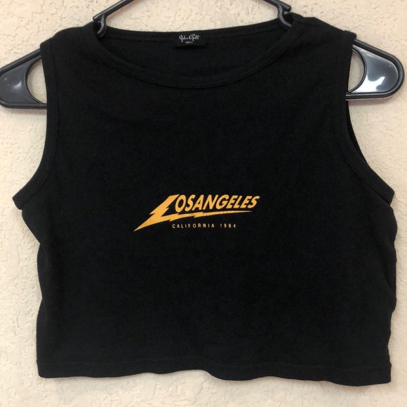 Brandy Melville Sweaters - Brandy Melville John Galt Los Angeles crop top size small